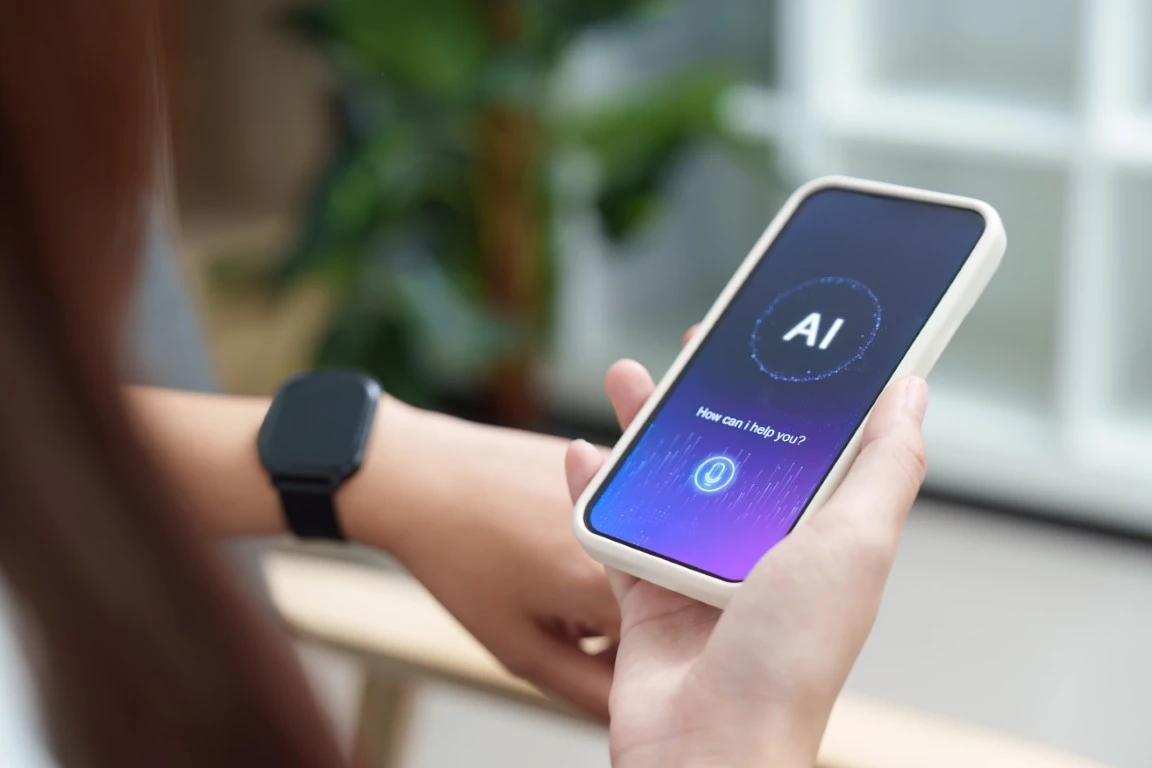 A customer uses AI search to find businesses in Los Angeles.